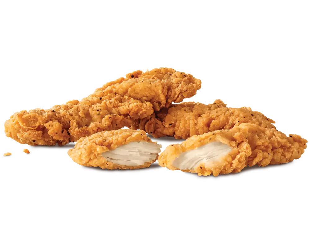 Chicken Tenders 3PC, crispy and golden, perfect for dipping.