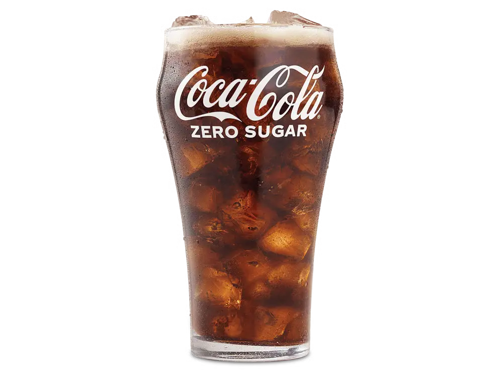 Coca-Cola® Zero Sugar, a bold, sugar-free soft drink.