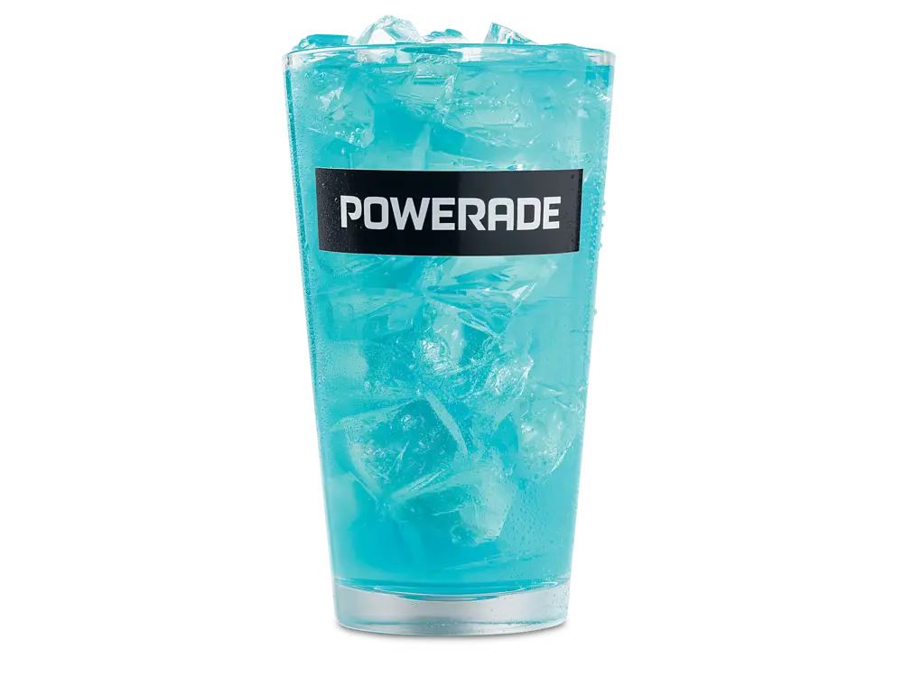 Powerade®, a hydrating and energizing sports drink.