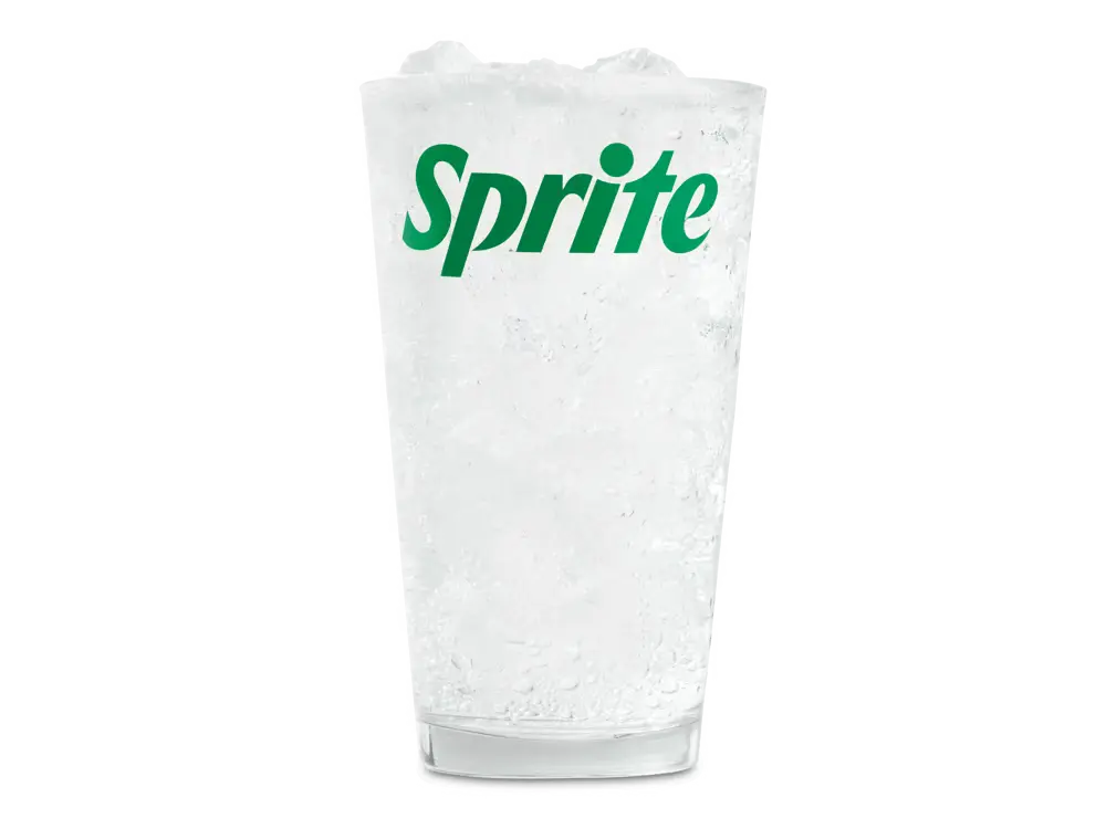 Sprite®, a crisp and clear lemon-lime soda, caffeine-free.