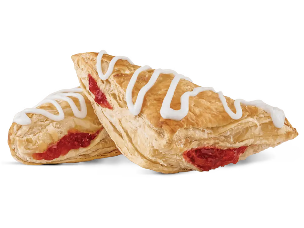 Cherry Turnover with flaky pastry and sweet, tangy cherry filling.