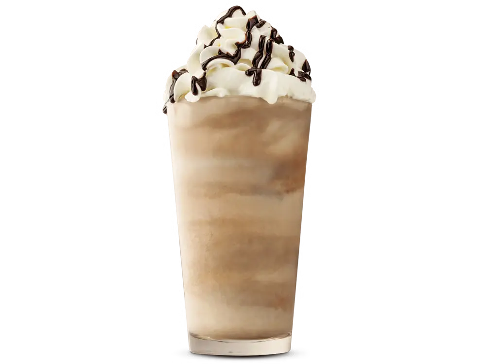 Jamocha Shake with a creamy blend of coffee and chocolate flavors.