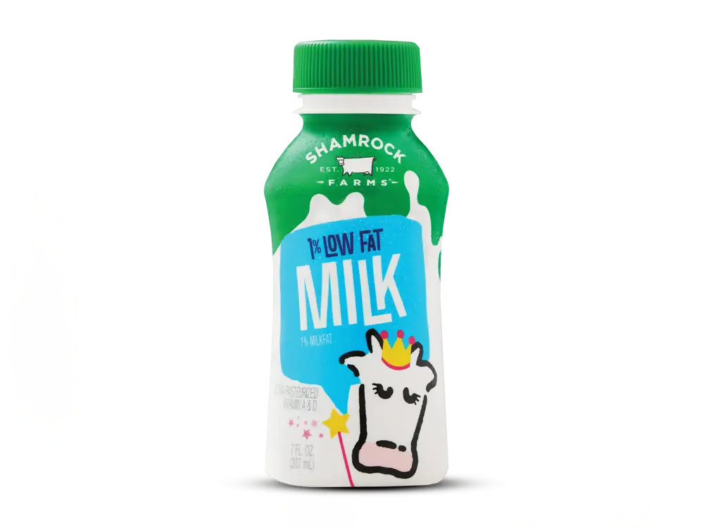 Shamrock Farms Low Fat Milk, a nutritious and delicious drink for kids.